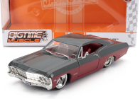 Jada Chevrolet Impala Ss Coupe 1967 1:24 Matt Grey