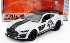 Jada Ford usa Mustang Shelby Gt500 Racing N 65 Coupe 2020 1:24 Bílá Černá
