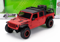 Jada Jeep Gladiator Pick-up 2020 With Set 4x Tires 1:24 Červená Černá