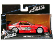 Jada Mazda Dom's Rx-7 2001 - Toretto - Fast & Furious 8 2017 1:32 Červená Stříbrná