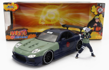 Jada Mazda Rx-7 With Kakashi Hatake Figure 1993 1:24 Modrá Zelená