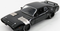 Jada Plymouth Dom's Gtx Coupe 1971 - Fast & Furious 8 2017 1:24 Černá Stříbrná