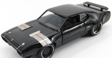 Jada Plymouth Dom's Gtx Coupe 1971 - Fast & Furious 8 2017 1:32 Černá Stříbrná