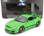 Jada Porsche 911 997 Gt3 Rs Coupe 2007 - Fast & Furious 1:24 Zelená