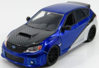Jada Subaru Impreza Wrx Sti 2009 - Paul Walker - Brian O'conner - Fast & Furious Iv (2009) 1:24 Modrá Stříbrná Černá