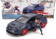 Jada Subaru Wrx Sti Whitebody With Jujutsu Kaisen Yuji Itadori Figure 2016 1:24 Grey
