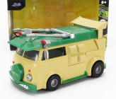 Jada Volkswagen Party Wagon Donatello Ninja Turtles - Tartarughe Ninja 1:32 Žlutá Zelená