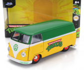 Jada Volkswagen T1 Van 1962 - Ninja Turtles - Tartarughe Ninja 1:32 Černá Zelená