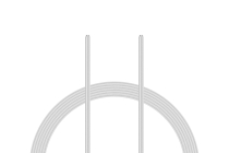 Kabel PVC 0.055mm2 10m (bílý)