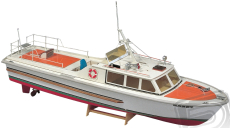 RC stavebnice motorového člunu Kadet