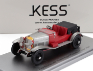 Kess-model Alfa romeo Rl Super Sport 4 Seat - 4 Posti - With Covered Seat 1927 1:43 Červená Stříbrná Černá