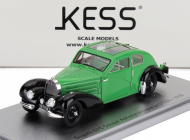Kess-model Bugatti 57c S/n.57335 Coupe Aerodynamique Panoramic Roof 1938 1:43 Zelená Černá