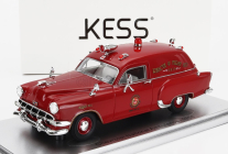 Kess-model Chevrolet National Ambulance Royal Oak Michigan Fire Protection Fire Engine 1954 1:43 Red