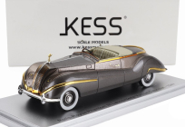 Kess-model Rolls royce Phantom Iii Labourdette Vutotal Cabriolet Open 1947 1:43 Grey Gold Met