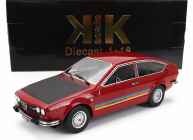 Kk-scale Alfa romeo Alfetta 2000 Gtv Turbodelta 1979 1:18 Červená Černá