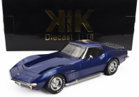 Kk-scale Chevrolet Corvette C3 1972 - With Removable Roof Parts 1:18 Blue