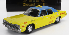 Kk-scale Dodge Monaco Taxi Texas Cab B38 1974 1:18 Žlutá Modrá