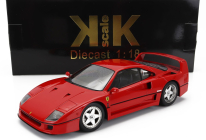 Kk-scale Ferrari F40 1987 - Black Interior 1:18 Rosso Ferrari Červená