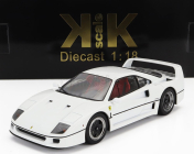 Kk-scale Ferrari F40 1987 - Personal Car Sultan Of Brunei 1:18 Bílá