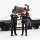 Kk-scale Figures Set 2x Jake And Elwood 1:18 Černá Bílá