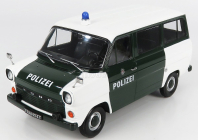 Kk-scale Ford england Transit Mki Minibus Hamburg Polizei 1965 1:18 Bílá Zelená