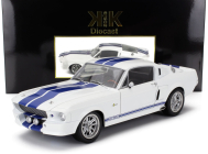 Kk-scale Ford usa Mustang Shelby Gt500 Eleanor Coupe 1967 1:12 Bílá Modrá