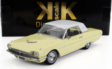 Kk-scale Ford usa Thunderbird Cabriolet Hard-top Closed 1966 1:18 Žlutá Bílá