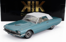 Kk-scale Ford usa Thunderbird Cabriolet Open 1966 1:18 Světle Modrá