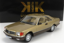 Kk-scale Mercedes benz S-class 500 Sec (c126) Coupe 1987 1:18 Gold Met