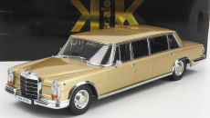 Kk-scale Mercedes benz S-class 600 Lwb Pullman (w100) 1964 1:18 Gold Met