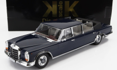 Kk-scale Mercedes benz S-class 600 Pullman (w100) Landaulet Semiconvertible 1964 1:18 Tmavě Modrá