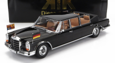 Kk-scale Mercedes benz S-class 600 Pullman (w100) 1965 1:18, černá