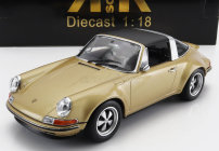 Kk-scale Porsche 911 By Singer Targa 2014 1:18 Gold Met