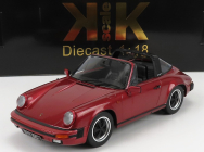 Kk-scale Porsche 911 Sc Targa 1983 - With Extra Hard-top 1:18 Red Met