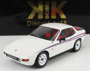 Kk-scale Porsche 924 Martini Livery 1985 1:18 Bílá Červená Modrá