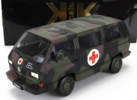 Kk-scale Volkswagen T3 Minibus  German Army Ambulance 1987 1:18 Vojenská Kamufláž