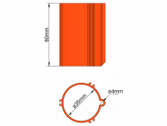 Klima Základna 35mm 3-stabilizátory oranžová