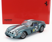 Kyosho Ferrari 250 Gto Coupe N 24 12h Sebring 1962 Philip Hill - Olivier Gendebien 1:18 Blue
