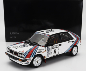 Kyosho Lancia Delta Hf Integrale 4wd Team Lancia  N 4 Winner Rally 1000 Lakes 1987 Markku Alen - Ilkka Kivimaki 1:18 Bílá Červená Modrá