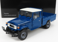 Kyosho Toyota Land Cruiser 40 4x4 Pick-up 1980 1:18 Modrá Bílá