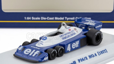 Kyosho Tyrrell F1  P34/2 Elf 6 Wheeler N 4 Season 1977 Patrick Depailler 1:64 Modrá Bílá