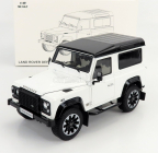 Lcd-model Land rover Defender 90 Works V8 70th Edition 2018 1:18 Bílá