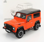 Lcd-model Land rover Defender 90 Works V8 70th Edition 2018 1:18 Orange