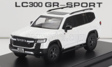 Lcd-model Toyota Land Cruiser Lc300-gr Sport 2022 1:64 Bílá