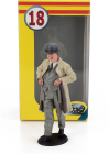 Le mans miniatures Figures Ettore Con Impermeabile - With Raincoat 1:18 Grey Beige