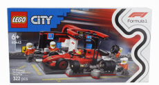 Lego Accessories Lego City - F1  Pit-stop & Pit Crew Ferrari 2024 - 322 Pezzi - 322 Pcs Různé