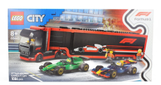 Lego Accessories Lego City - F1  Truck Car Transporter Red Bull Rb20 + Aston Martin Amr24 Cars 2024 - 1086 Pezzi - 1086 Pcs Různé