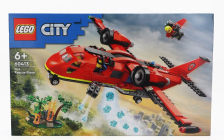 Lego Airplane Lego City - Fire Rescue Plane - Aereo Antincendio - 478 Pezzi - 478 Pieces Red
