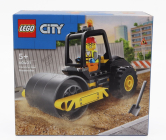 Lego Ammann Lego City - Stone Crusher Roll - Utility Compactor - Rullo Compressore - 78 Pezzi - 78 Pieces Šedá Žlutá