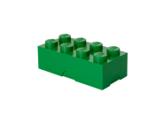 LEGO box na svačinu 100x200x75mm - tmavě zelený